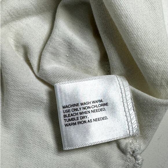 MENS J FERRAR CREAM LONG SLEEVE BUTTON DOWN/UP SHIRT SIZE XL 100% COTTON - Picture 9 of 9